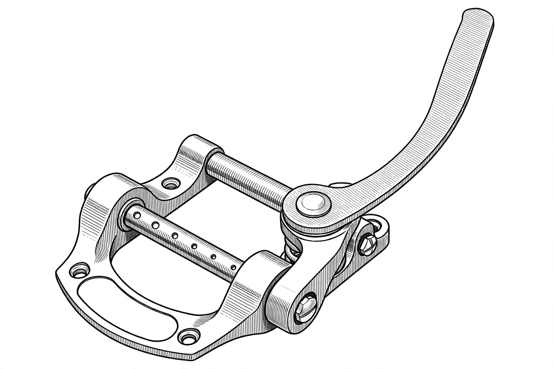 Bigsby vibrato illustration