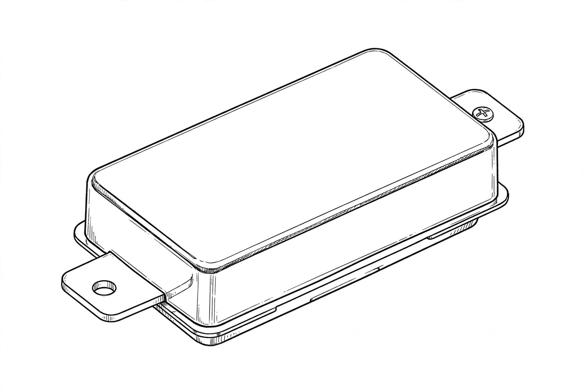 Humbucker pickup illustration